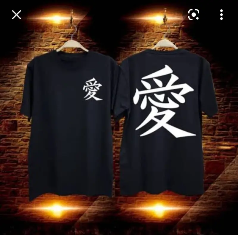 KAOS KANJI JEPANG bahan babyterry good quality//kaos unisex cewek cowok bisa pakai 2