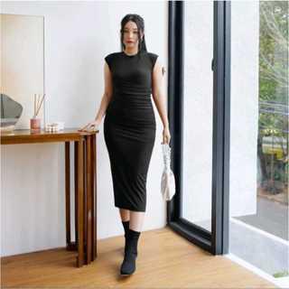 Marissa Bodycon Long Dress Wanita / ZolLaris.id Rib 2