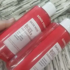 SONIK SCENTS SKIN NICE BODY TONER MERAH 200 ML Glycerin, Niacinamide, Glycolic Acid, allantoin