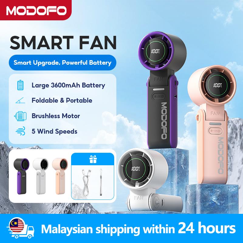 【COD】MODOFO Handheld Foldable Fan | 3600mAh Battery | 5-Spee - TikTok ...