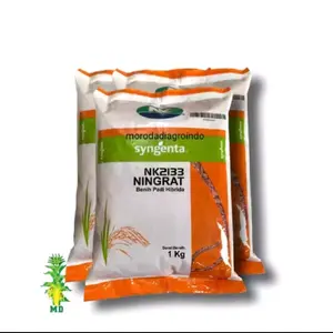1KG Benih padi Syngenta NK2133 Ningrati Hibrida F-1 1KG Original Tahan Hama & Penyakit Hasil Panen 8-10 Ton Per Hektar bibit pohon