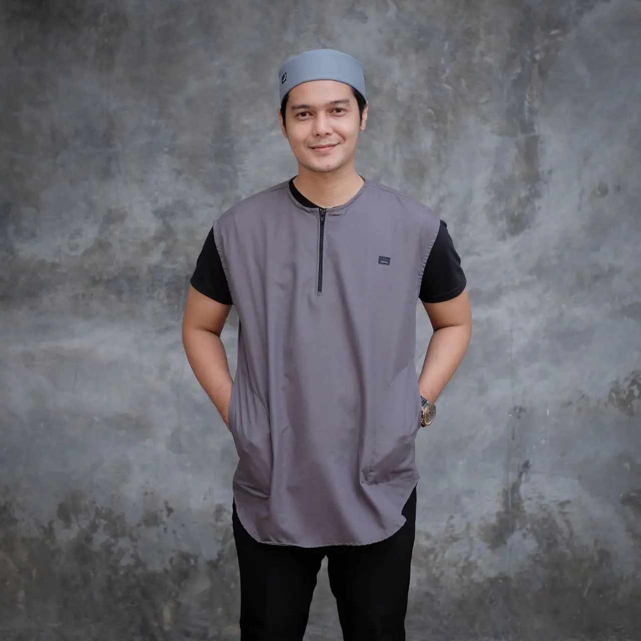 ROMPI SOLAT BAHAN FULL KATUN MUSLIM PRIA DEWASA