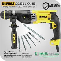 Gambar Dewalt Rotary Hammer QCC/Bor Beton Listrik w/ Drill Bit 900W D25144KA - D25144KA-B1 dari Teknikmart Kota Administrasi Jakarta Barat 2 Tokopedia