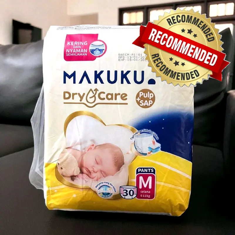 Pampers Makuku Diapers Pants M30 (Paket 1 ball) Bayi 0