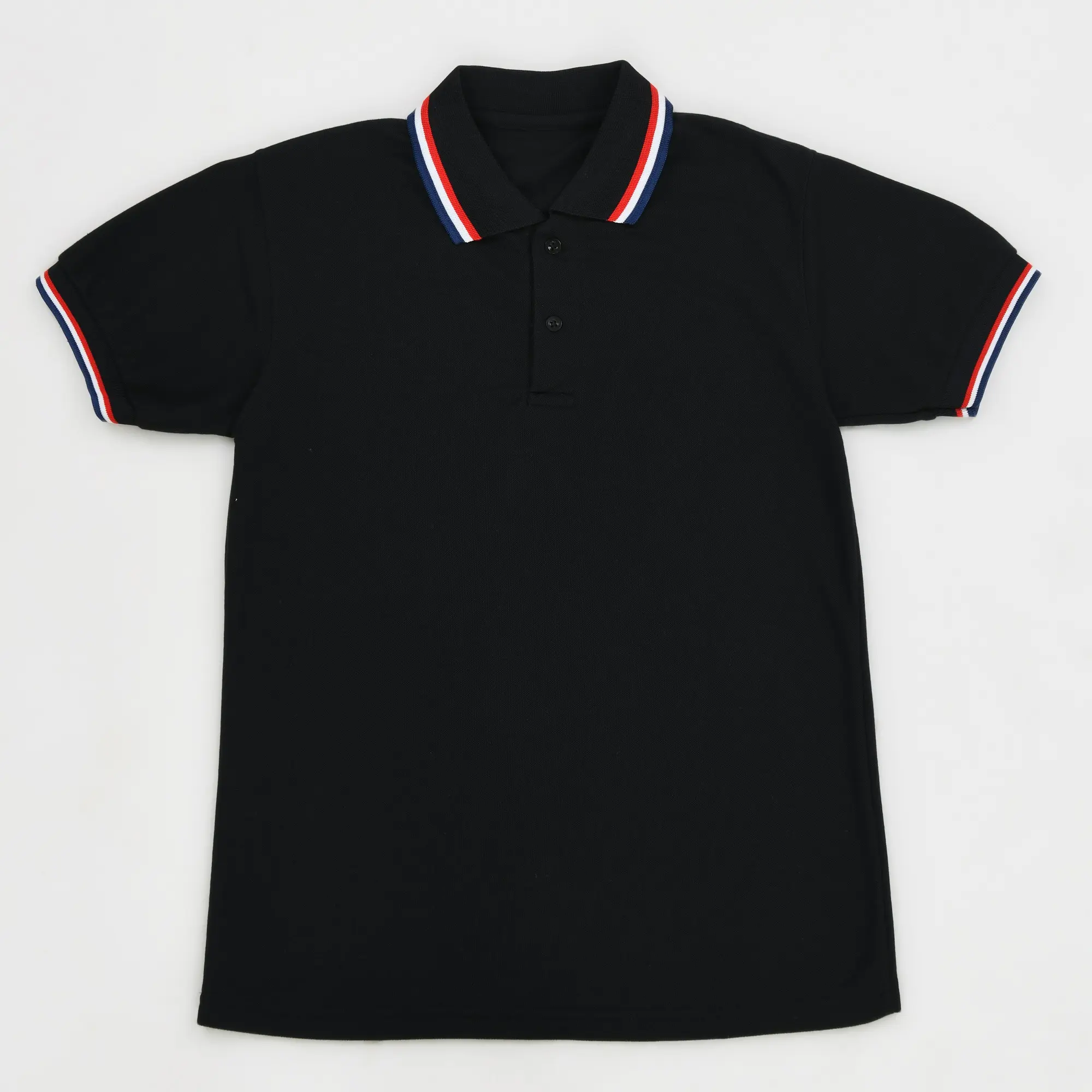 KaosPolos88 Kaos Polo Pria Polos Kerah List Hitam | Kaos Pria Polos Berkerah Dewasa Hitam | Polo Shirt Pria Hitam Baju Cowok Keren Atasan Distro