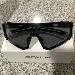 SCVCN Hot Peralatan Olahraga Kacamata Hitam Bersepeda Untuk Pria Wanita Santai Berkemah Kacamata Olahraga Golf Baseball Balap Berperahu Berlari Memancing Kacamata Bersepeda Sepeda Gunung Motor UV400 Tahan Angin Kacamata