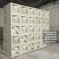 Gambar Roster Beton Minimalis - Nako, Arow Dua Sisi, Anti Tampias, 20 x 20 | Loster Putih | Ventilasi Udara, Pagar Rumah dari JAYA BETON NIAGA Kota Bandung 2 Tokopedia