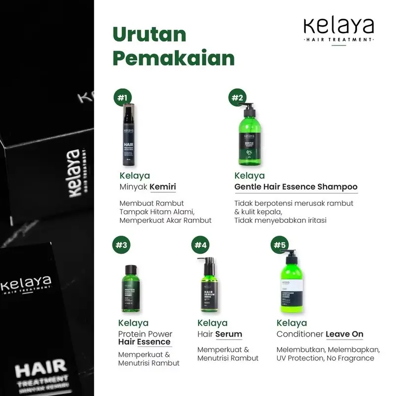 Kelaya Hair Tonic 100ml Protein Power Hair Essence Hair Tonic Rambut Rontok Vitamin Rambut Rontok 6