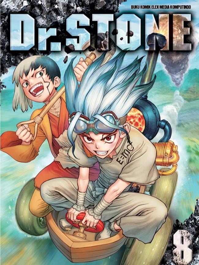 Gambar Komik Dr. Stone 08 by Riichiro Inagaki dari Dojo Buku Kota Administrasi Jakarta Barat Tokopedia