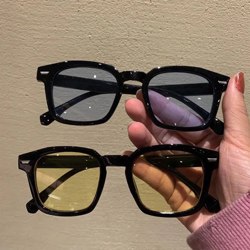 PL-WW007 Kacamata Wanita Pria Optik Anti Sunglass Dengan Fashion Sunglasses Kacamata Hitam Black Blue Eyewear 1