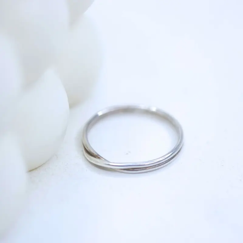 STACKABLE RING SIMPLE 925 SILVER AA 1881 4