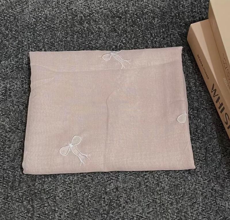 Product Introduction of hijab paris segiempat coquette pita kecil terbaru 15