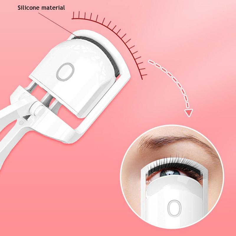 Máy Dụng Cụ Uốn Mi Bằng Điện, Mẫu Sạc USB, Làm Nóng Nhanh, Cầm Tay, Để Uốn Mi Mắt, Tạo Hình Và Cong Lâu Dài, Kẹp Lông Mi Nhiệt 7