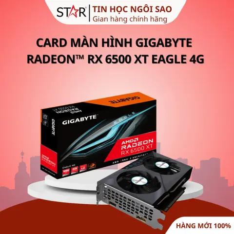 Card Màn Hình Gigabyte Radeon RX 6500 XT EAGLE 4G - Bảo hành 36 tháng