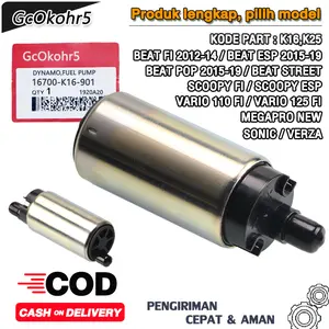 ROTAK BEAT FI, BEAT ESP, BEAT POP, DINAMO FUEL PUMP SCOOPY FI, VARIO 110, VARIO 125 fi Kode Part K16 2012-2014