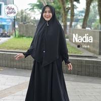 Gambar MANASIKANA CLEARANCE SALE Nadia gamis polos syari set jilbab dewasa - Black, M dari Manasikana Kota Tasikmalaya 4 Tokopedia