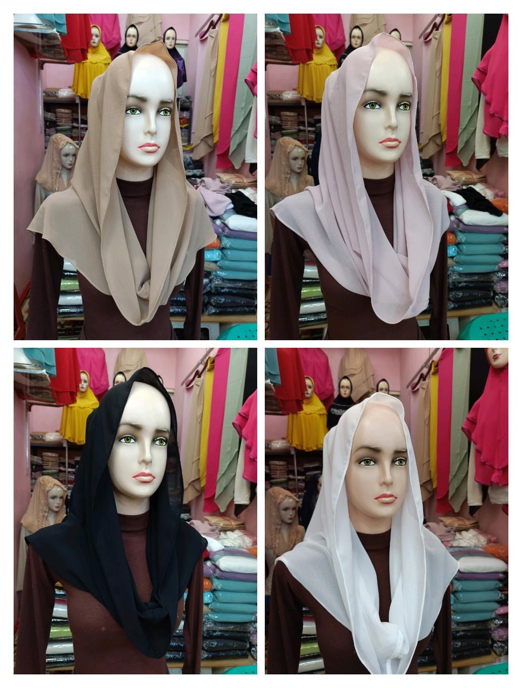 rahayu series/ hijab instan ceruty polos