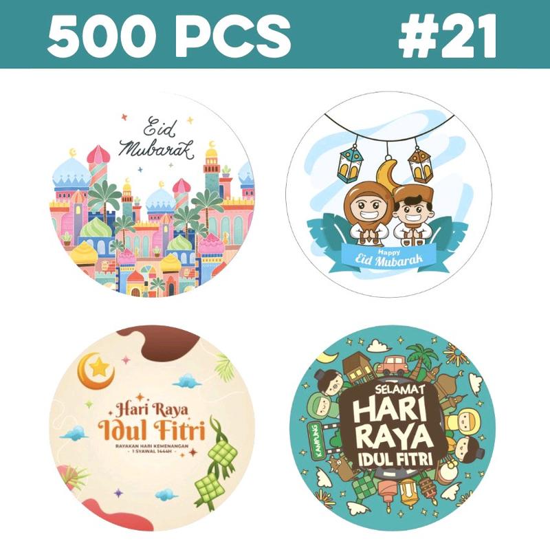 Sticker Roll 500 lembar Selamat Hari Raya Idul Fitri 3