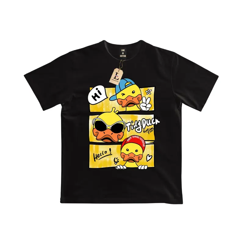 LINK IN COTTON - Tshirt Tidy Duck 100% Cotton Nyaman dan Tebal 3