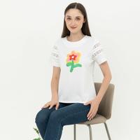 Gambar *Ready Stok* ELLAMOSS - Atasan Kaos 7386 (ZEZ) - Hijau, M dari Sisters Fashion Group Kota Administrasi Jakarta Utara 4 Tokopedia