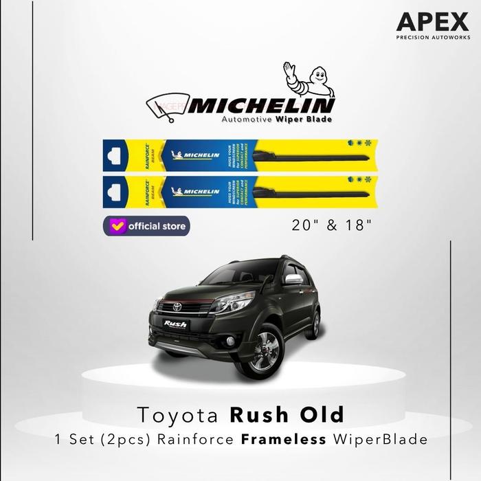 Gambar MICHELIN BEAM WIPER BLADE GF63 FOR RUSH OLD ( WIPER SET ISI 2 ) dari APEX PRECISION AUTOWORKS Kota Tangerang Tokopedia