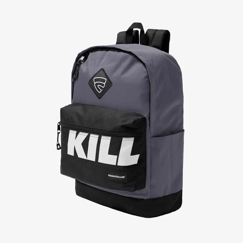 TAS PUNGGUNG ABU - ABU HITAM UNISEX FRIDAY KILLER | ONADO #2 BACKPACK DARK GREY 3
