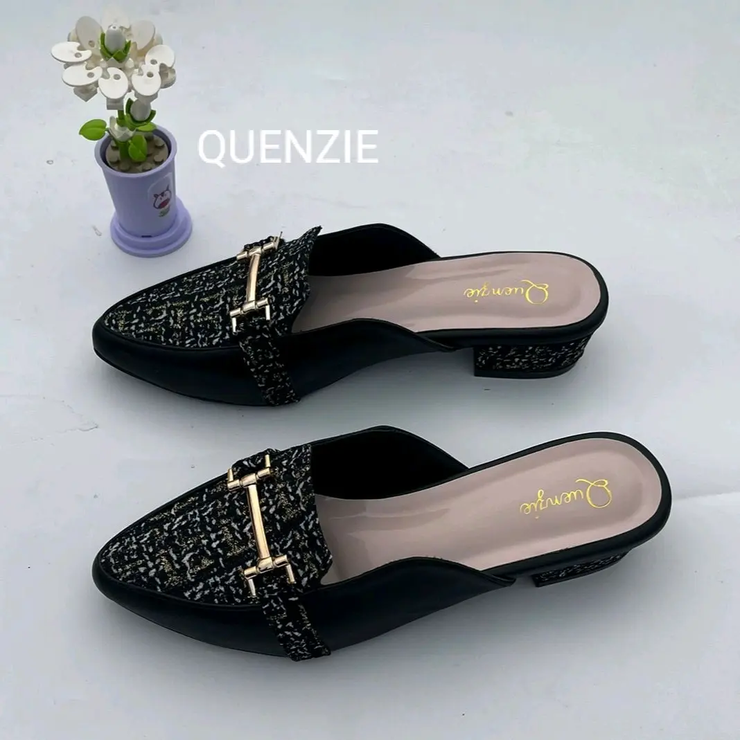 SEPATU MULES SELOP WANITA VARIASI TITANIUM 09 CASUAL antiselip dasar fleksibel retro