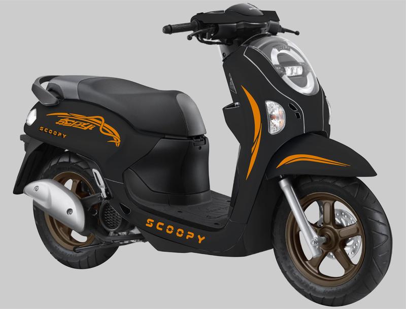 Product Introduction of STRIPING CUTTING STICKER HONDA SCOOPY ALL NEW 2025 UNIVERSAL SCOOPY LIS VARIASI STIKER Motorcycle 2