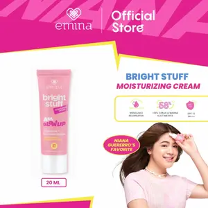 Emina day cream dan night cream bright stuff