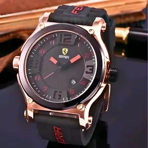 Jam Tangan Anak Pria dan Wanita Ferrari Original Analog Strap Rubber Fashion Terkini Free Box Dan Battre Cadangan COD