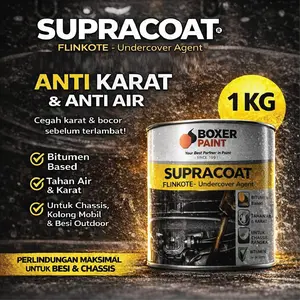 (1 KG) Flinkote SUPRACOAT Flinkote Paint Hitam