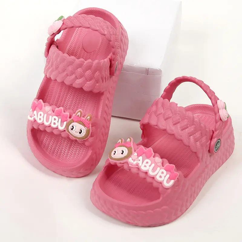 Sandal Anak Perempuan Karet Lembut Anti Slip Tahan Air Cocok untuk Sekolah 0