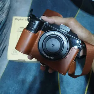 TEEKA X9 Kamera Digital 4K 64MP 5K/4K 18X Zoom WiFi Selfie Fokus Otomatis Anti Getar untuk Vlogging dan Streaming