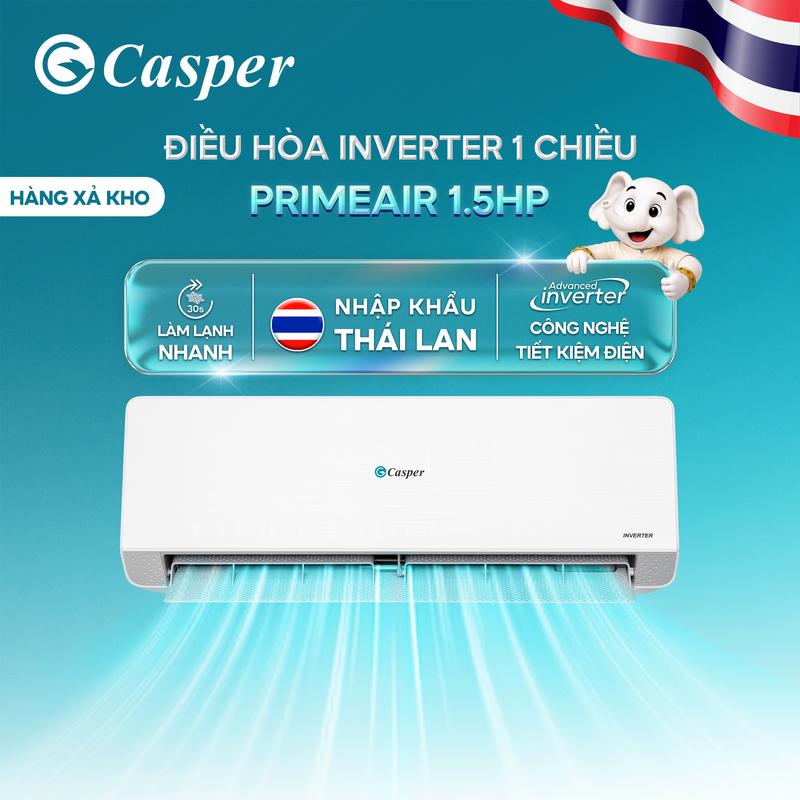 Máy lạnh/ Điều hòa Casper Inverter PrimeAir 1 chiều QC-09IU36A -