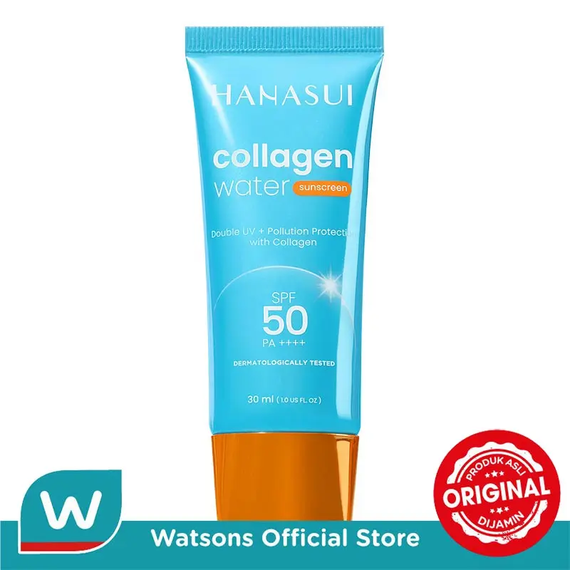 Hanasui Collagen Water Sunscreen SPF 50 Blue 30 gr 0