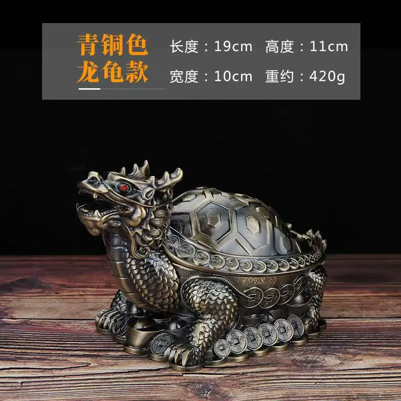 Gạt tàn bằng đồng, có Dragon Ball, Voi, Gia súc, Ngựa Gỗ, đại bàng trang trí, trang trí nội thất, bán lớn 0