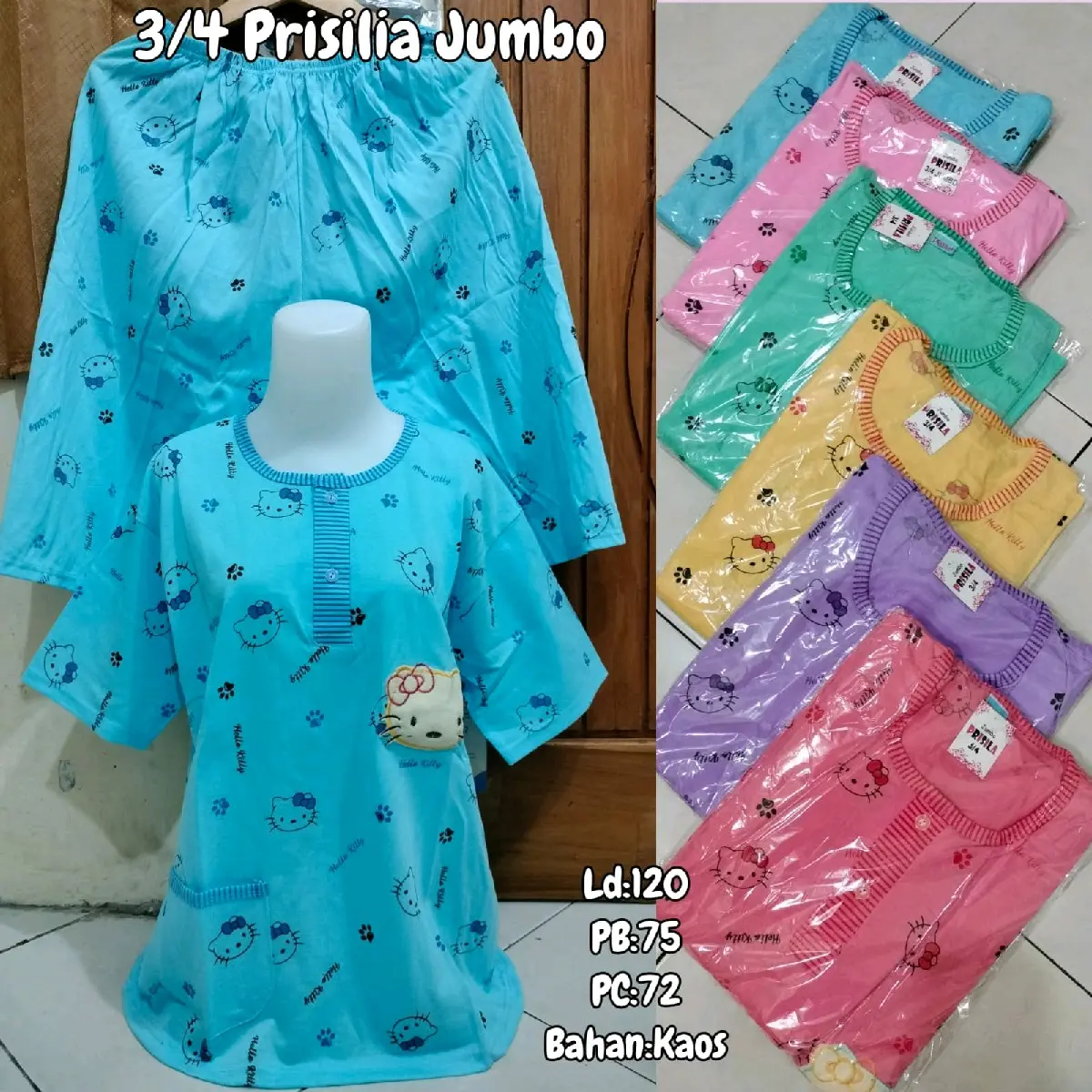 Babydol ¾ Jumbo Prisilia (110rb dapat 3)