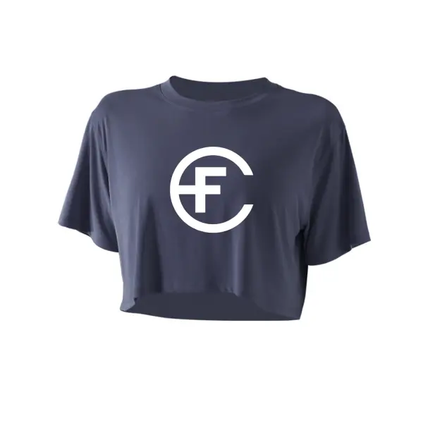 Fbrand Womens Crop That Tee (Navy)