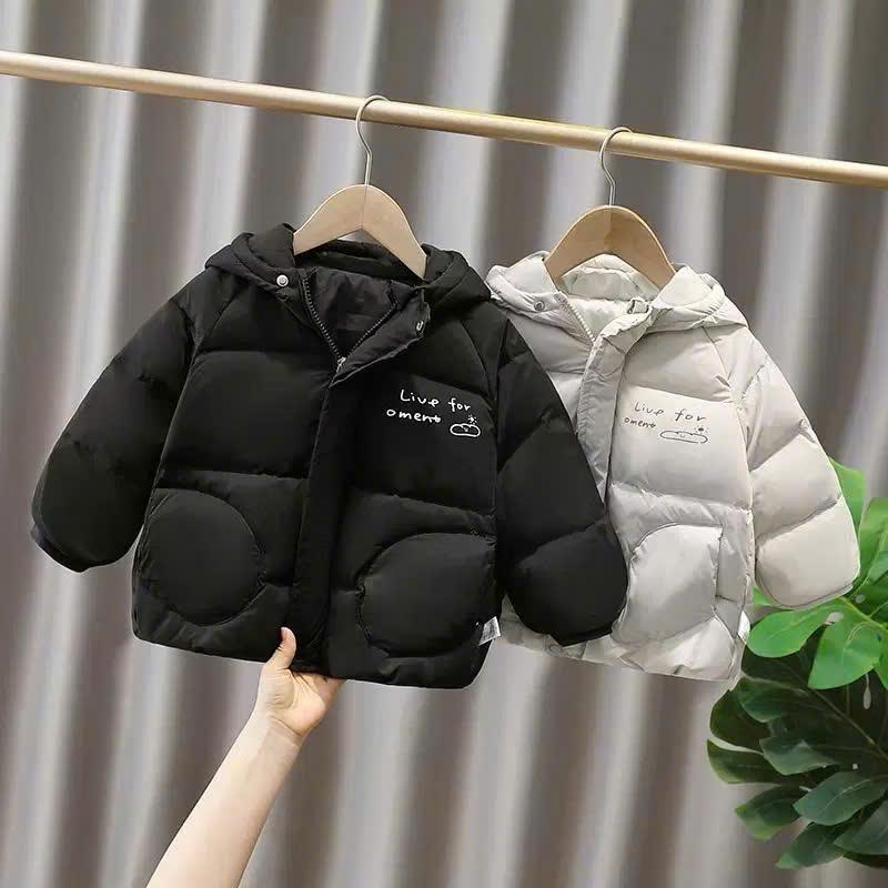 Áo khoác phao bông siêu nhẹ ấm áp cho bé trai bé gái