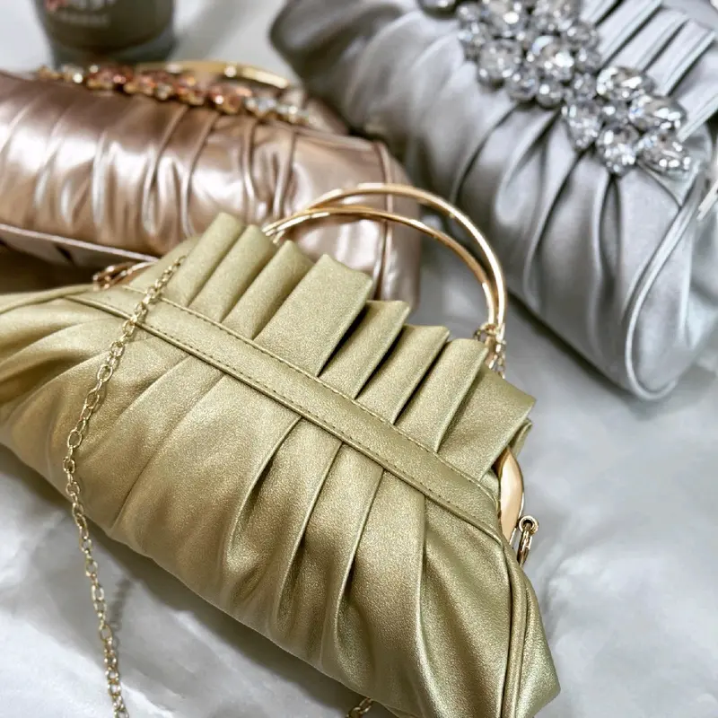 Tas Pesta AMINDA Embellished Crystal Clutch Bag Wanita 6