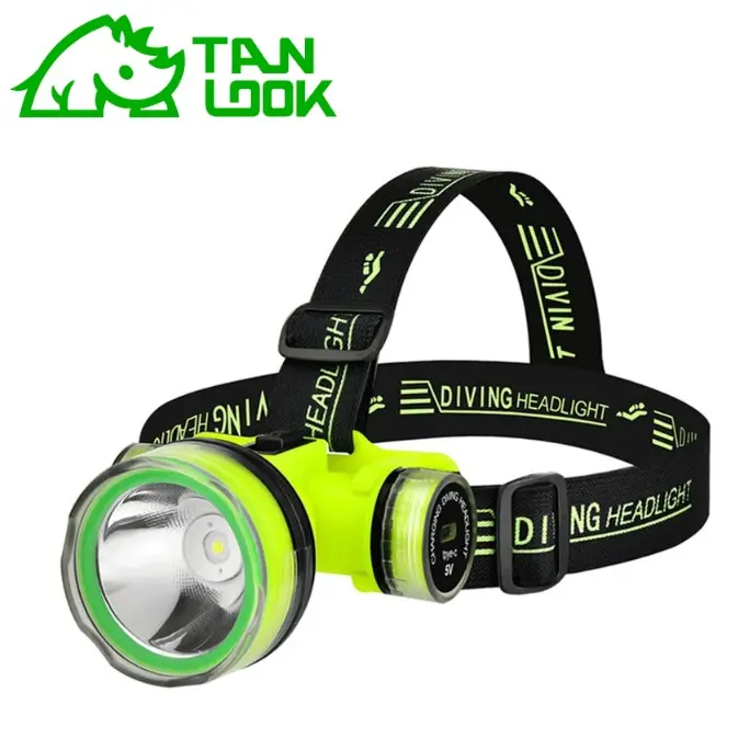 TANLOOK Senter Kepala Menyelam BL-SQ903 Super Terang Anti Air Headlamp LED Diving Laser Jarak Sorot Jauh untuk Aktivitas Selam
