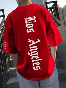 Kaos Bigsize jumbo Pria Wanita Harajuku Sablon Los Angeles Cute Exlusive Bigsize kaos santai M L XL 2XL 3XL 4XL 5XL 6XL Korean Style