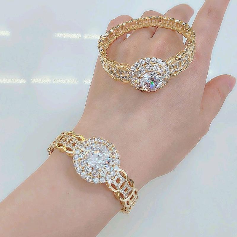 Vòng Tay Kim Tiền Đính Hột Viên Chủ Đá Hoa Cúc Đồng Đỏ Không Xi Màu Miền Tây Sang Trọng & Bền Đẹp Phù Hợp Nhiều Phong Cách Thời Trang