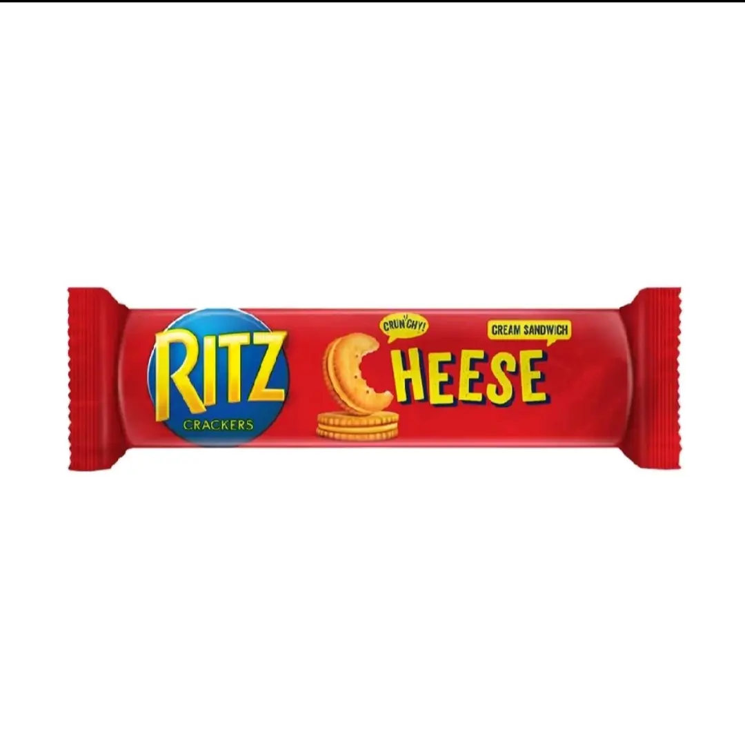 [Gratis 1] 4 Ritz Sanwitch Biskuit Rasa Keju 91 Gram Makanan Snack Cemilan Cheese Food