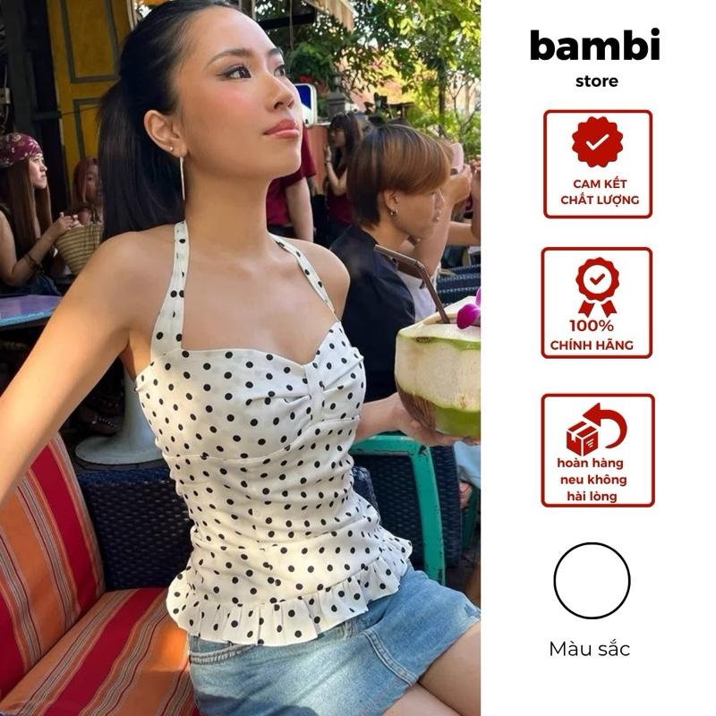 Bambi ÁO YẾM BI bo chun sau Có Mút Ngực