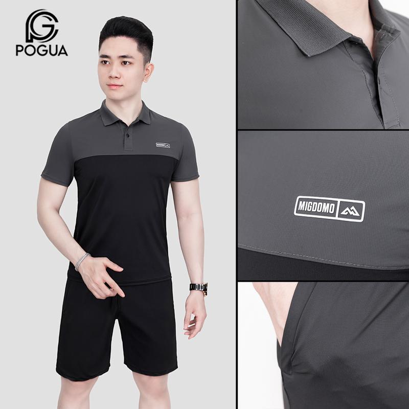 Bộ quần áo nam thể thao chất LẠNH THÁI, siêu mát, có giãn thấm hút mồ hôi tốt, có trang bị túi kéo khoá đầy đủ chắc chắn.LT3