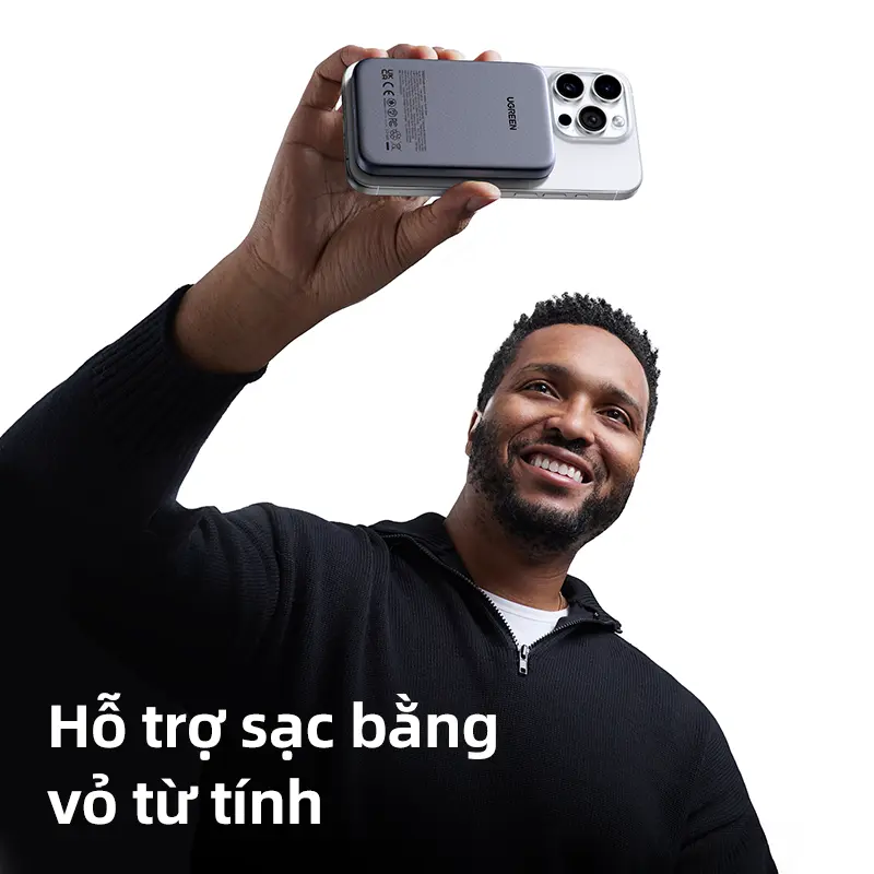 【Free Gift】UGREEN 7.5W Wireless 10000mAh PD20W, Pin Sạc Dự Phòng Không Dây Từ Tính, Sạc Nhanh, Tương Thích iPhone 15/16/17 Pro Max, | BigBuy360 - bigbuy360.vn