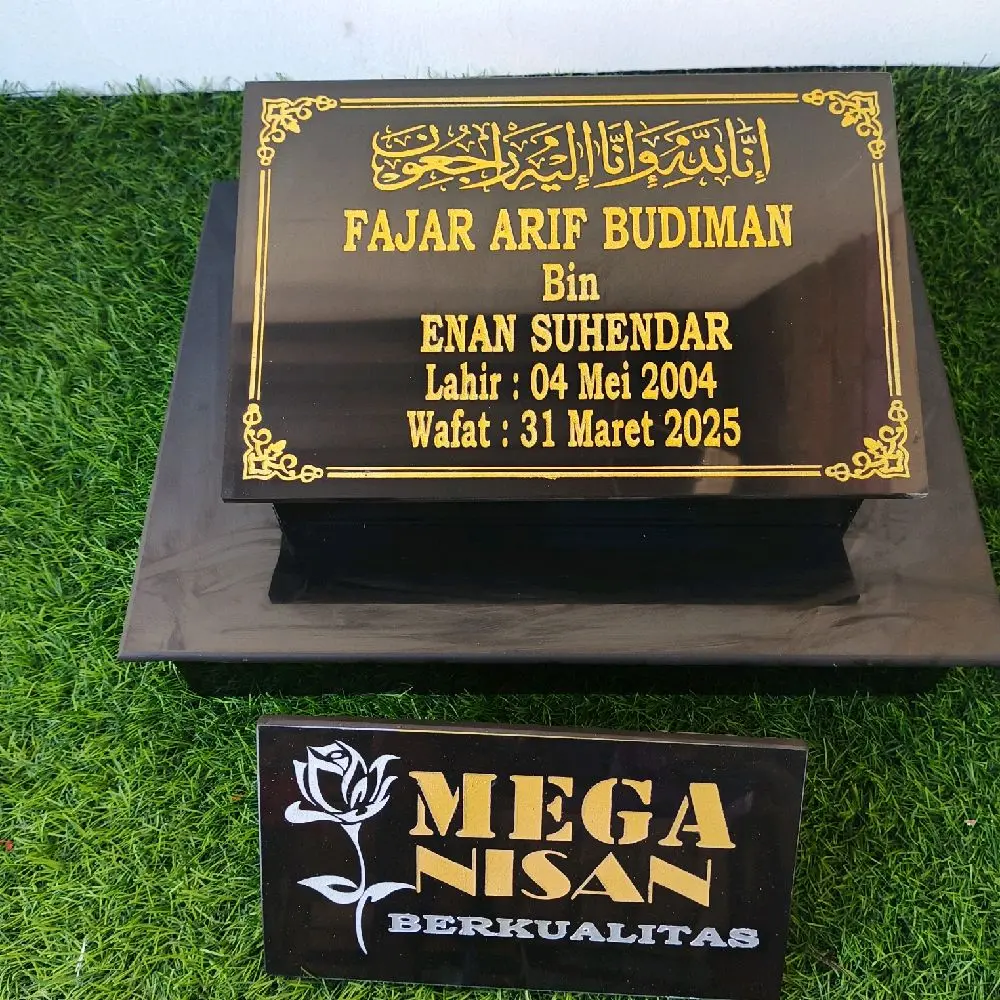 TERMURAH.NISAN GRANIT/MAKAM NISAN/BATU NISAN 30X40 Kayu