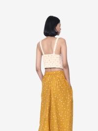 Gambar Celana Dua Kancing Bambu Kunyit Midi dari Sejauh Mata Memandang Kota Administrasi Jakarta Selatan 3 Tokopedia