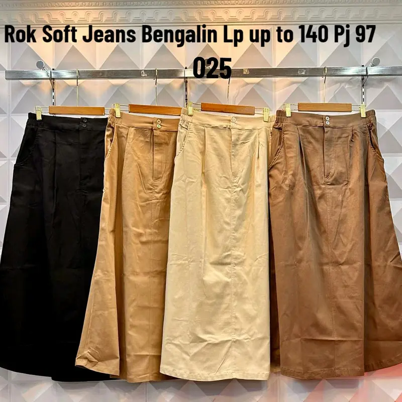 Rok Soft Jeans JUMBO Payung 022 0